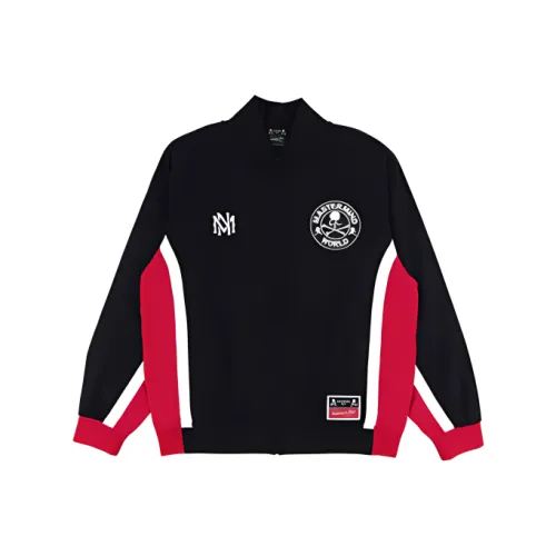 Mitchell & Ness x MASTERMIND WORLD FW24 Jackets Coats Unisex Black Red