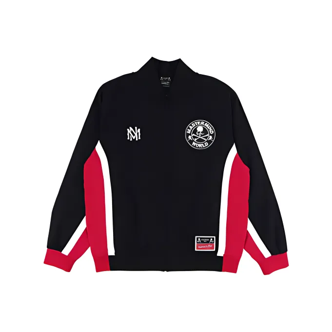 Mitchell & Ness x MASTERMIND WORLD FW24 Jackets Coats Unisex Black Red-0