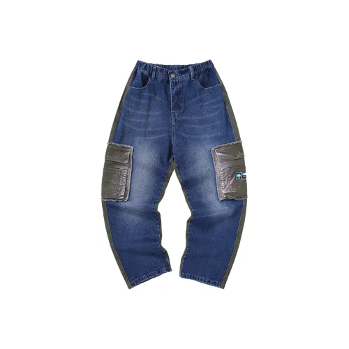 Bt Straight Jeans Unisex Dark Blue