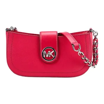 MICHAEL KORS Carmen PVC Crossbody Bag Small Size Women's Red