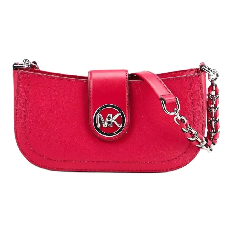 MICHAEL KORS Carmen PVC Crossbody Bags Trumpets Women's Red-0