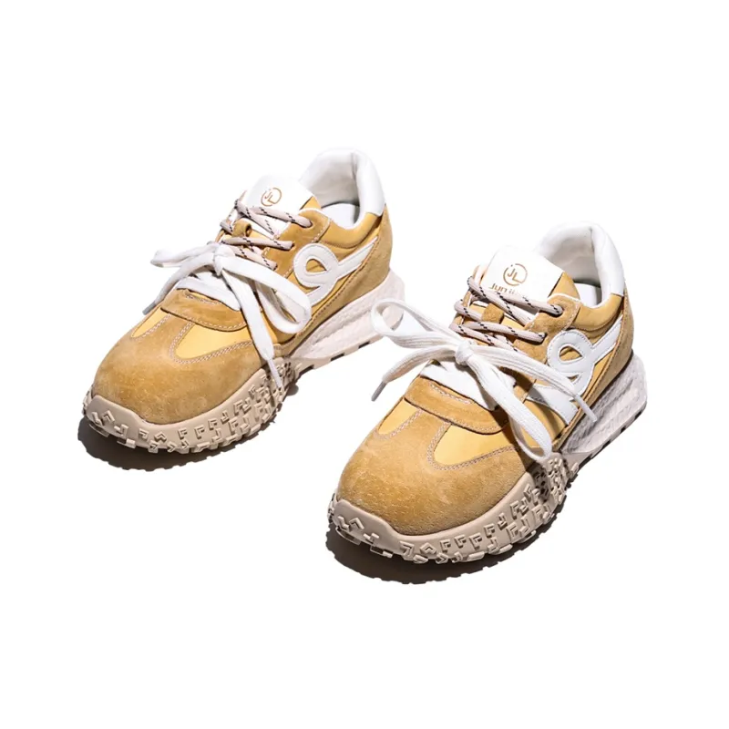 Junjali Slip Resistant, Abrasion Resistant, Lightweight, Height Increasing Low Top Casual Shoes Women's-1