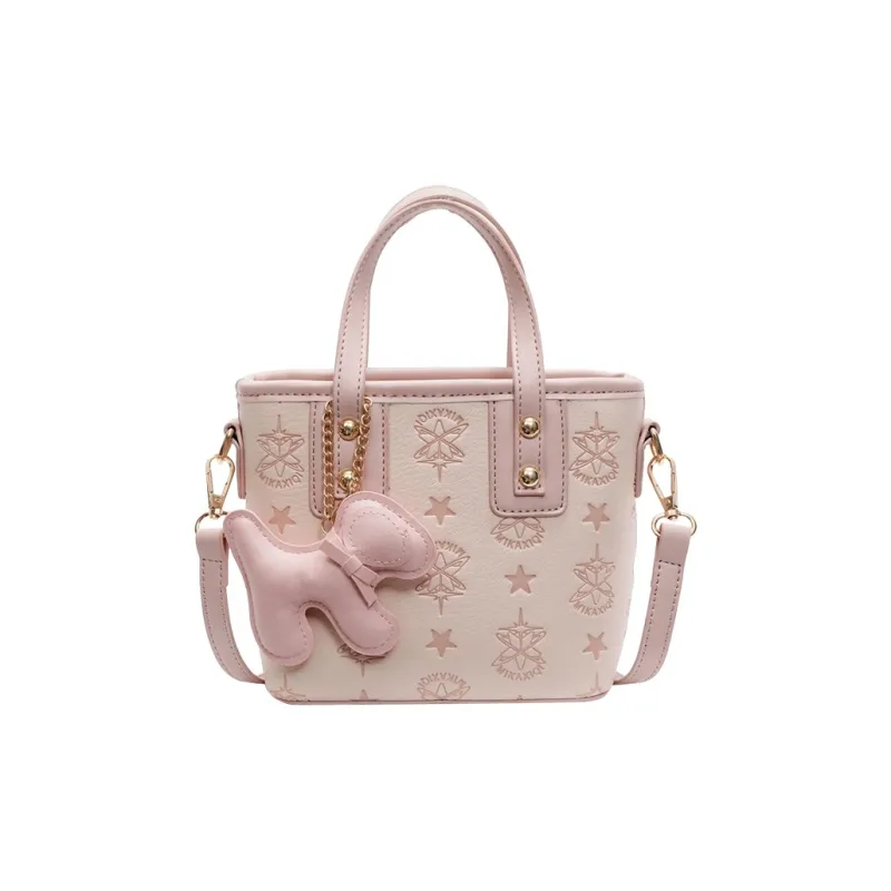 MARKANGARO PU Basket Bag Handbag Regular Women's Ecru-5