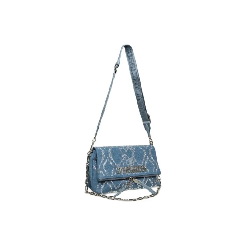 STEVE MADDEN Fabric Shoulder Bag Medium Size Women's Denim-1