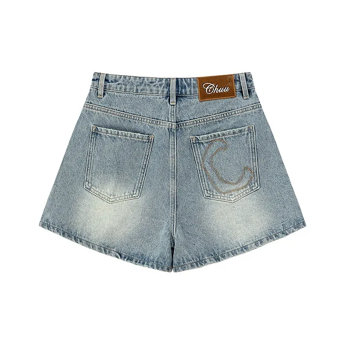 CHUU Denim Shorts Women's Light Denim Blue-1