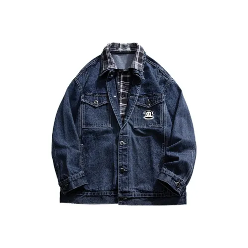 PAUL FRANK Denim Jacket Mens Yellow Mud