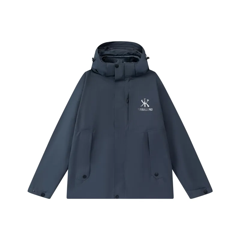 Kawasaki Water Resistant Windproof Wear Resistant Windbreaker Jacket Unisex-43