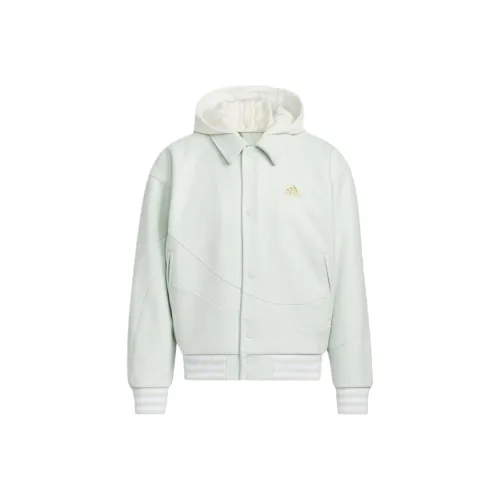 Adidas Baseball Jacket Men's Light Green