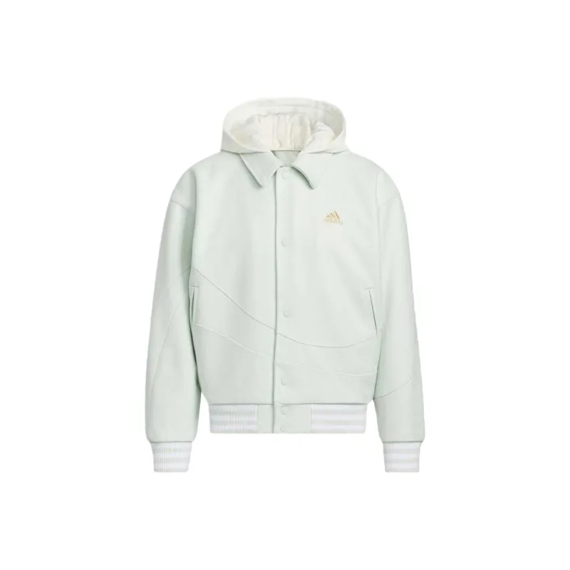 Adidas Baseball Jacket Men's Light Green-0