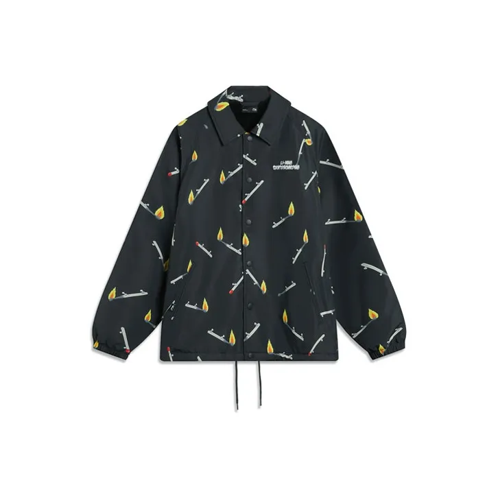 LiNing Jacket Men's Black Print-0