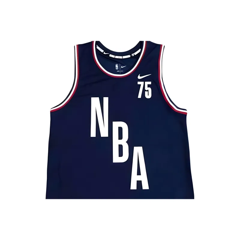 Nike X NBA Basketball Jersey Men's Blue-2