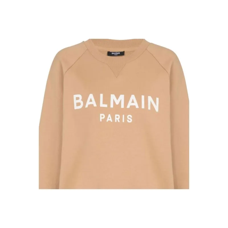 BALMAIN Sweatshirt Women's Khaki-4