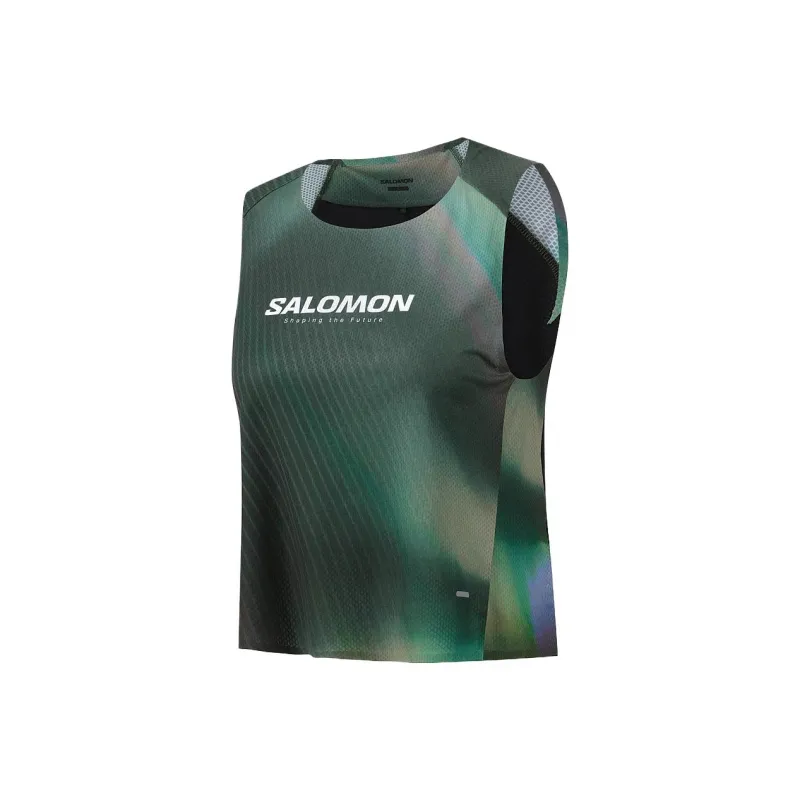 SALOMON Sport Vests Women's Khaki-2