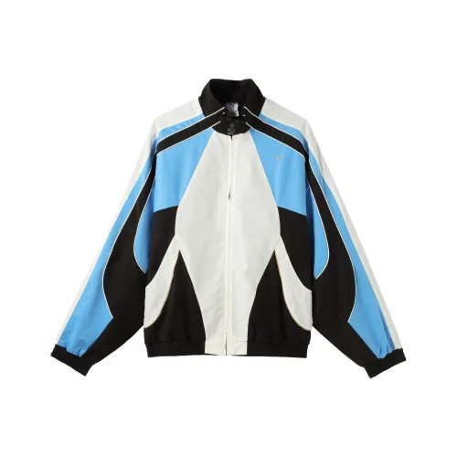 PUMA Jackets Coats Unisex Light Blue