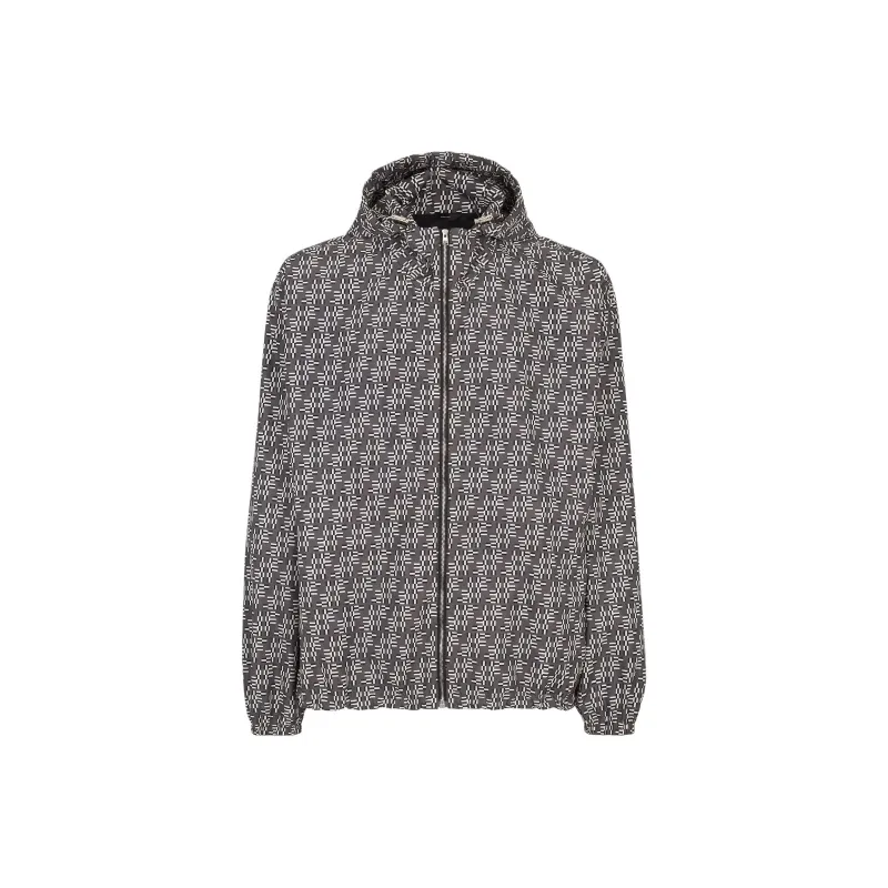 FENDI Ff Jacquard Hooded Tunic Jacket-0