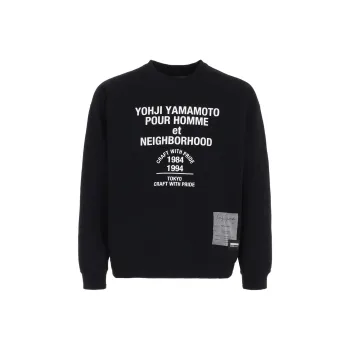 Yohji Yamamoto X Neighborhood Printed Long sleeves Sweatshirt