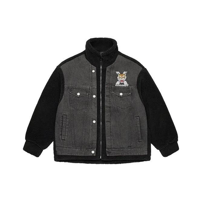 ED HARDY X Jackets Unisex Black-0