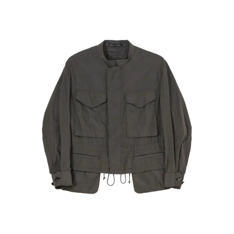 Yohji Yamamoto Jacket Unisex Charcoal-0