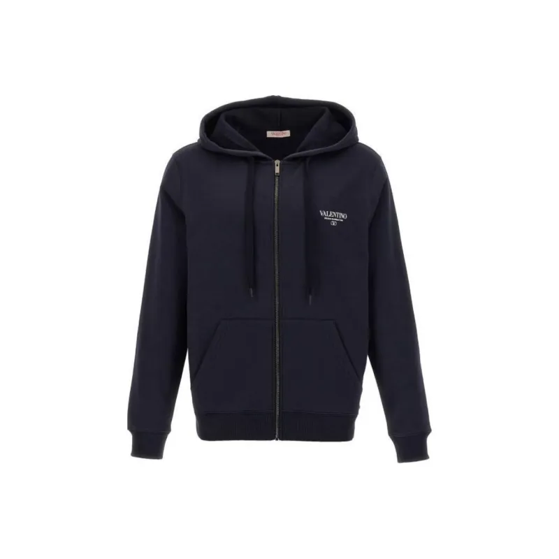 Valentino Drawstring Zip Up Jacket-0