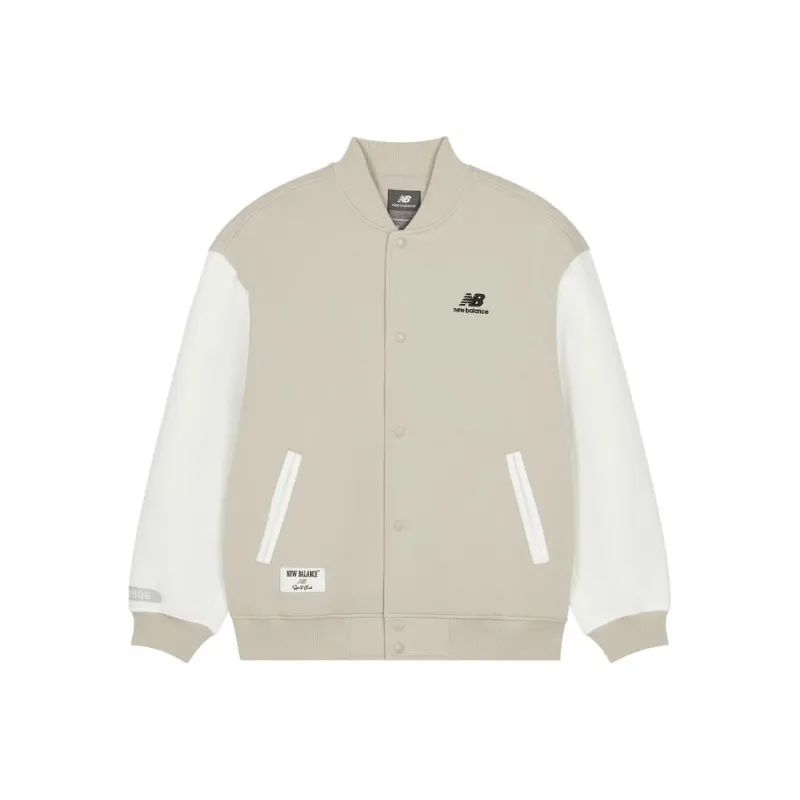 New Balance Baseball Jacket Unisex Gray-0
