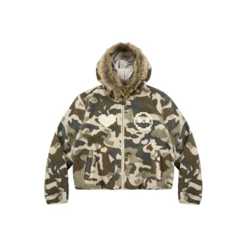 GOOD BAI Velvet Jackets Unisex Desert Camouflage