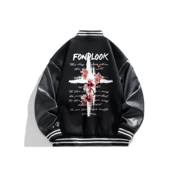 FONDLOOK Baseball Jacket Unisex