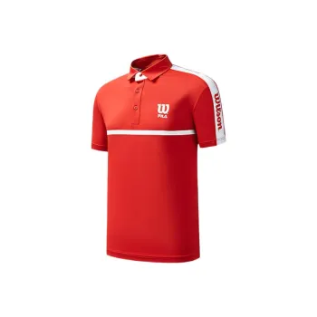 FILA x Wilson Athletics Polo Shirt Men's Red RD