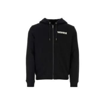 VERSACE Zip Up Drawstring Hoodie