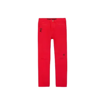 Drew House Letter Logo Series Jeans Unisex Red