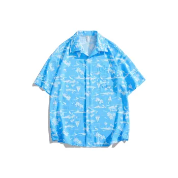 BIENKIMIIYE Shirt Unisex Madagascar Blue
