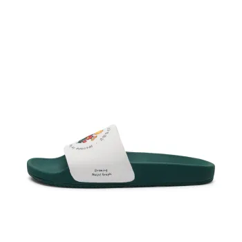 NAIJEL x KOLON SPORT Slide Slippers Unisex Green