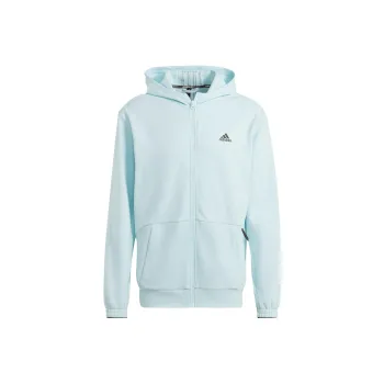 Adidas AEROREADY Yoga Full Zip Hoodie Jackets Coats Men's Blue