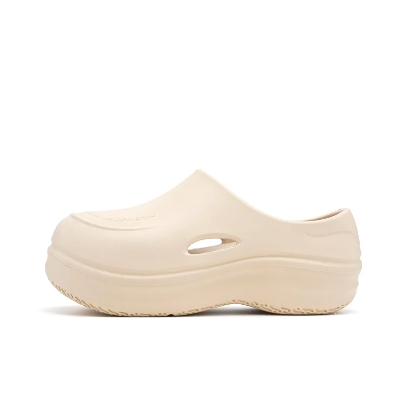 UNCLEWEN EVA Abrasion Resistant Slip Resistant Closed Toe Slippers Women's-0