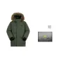 Army Green (Raccoon Dog Fur Collar)
