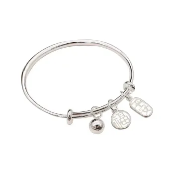 U state 999 Fine Silver Sterling Silver Bracelets Women's