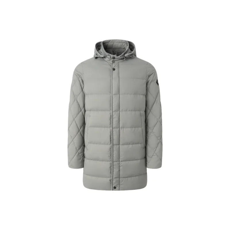RARE Down Jackets Men Gray-0