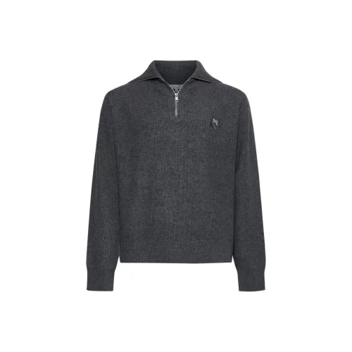 Maison Kitsune Bold Fox Head Patch Crewneck T Shirt