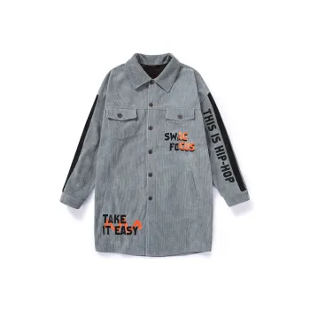 GENANX Trench Coats Unisex Silver Gray