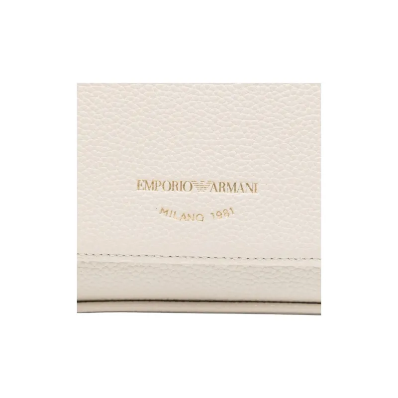 EMPORIO ARMANI PU Shoulder Bag Women's Light Beige-3