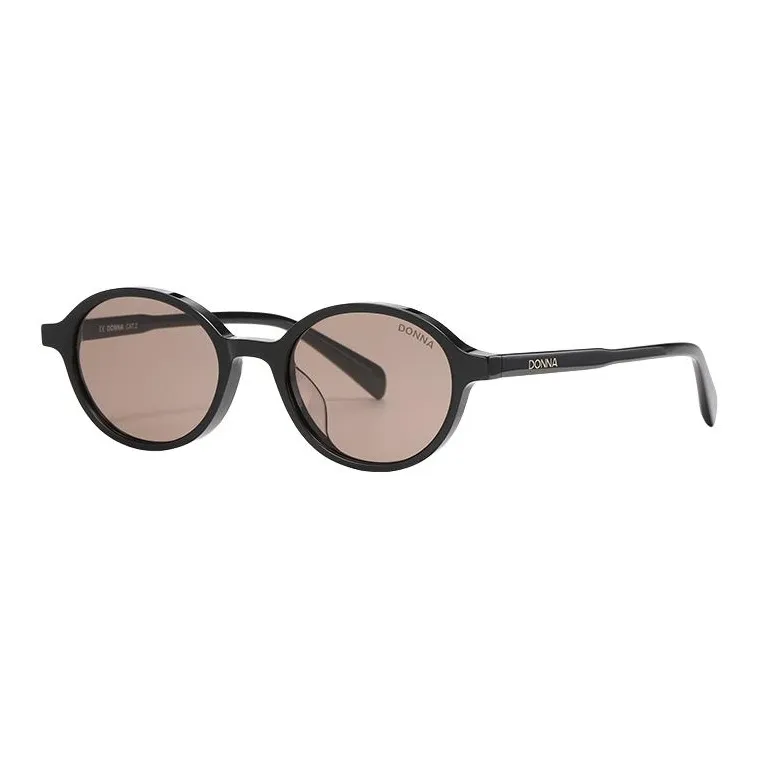 Do Na Plate Frame Oval Sunglasses Unisex-4