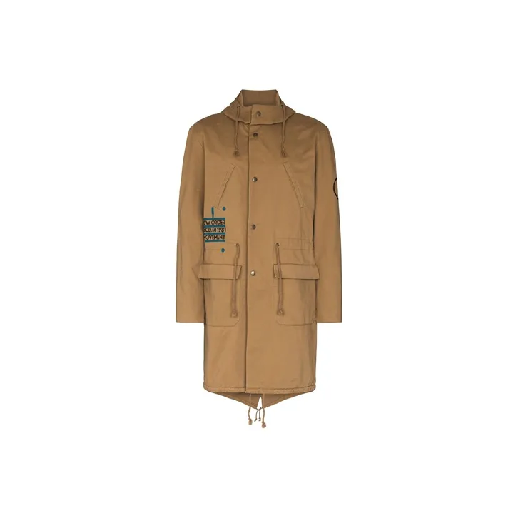 RAF SIMONS Redux Handpainted Parka With Badge-0