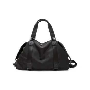 Old Man's Head Fabric Travel Bag Men's Black