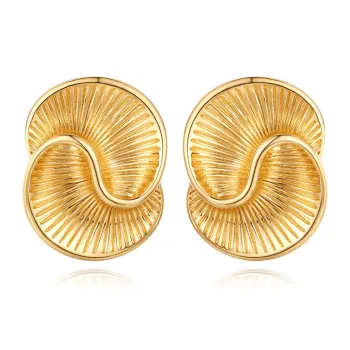 VIGG S925 Silver Stud Earrings Women's