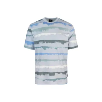 PS By Paul Smith Drip Stripe print T shirt