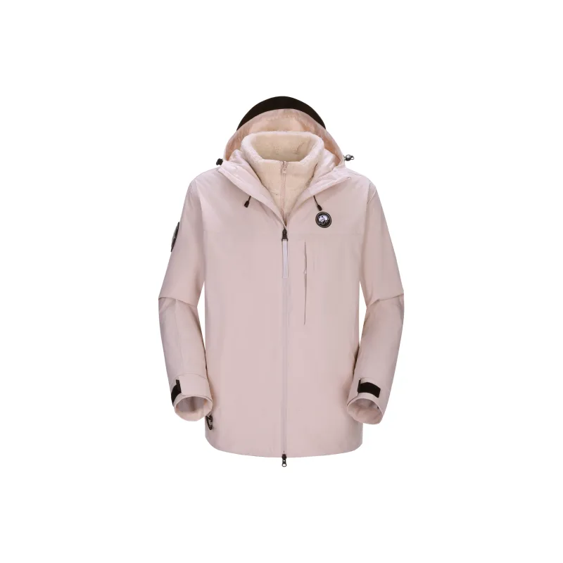 Panda Carefree Play Series Warm Breathable Water Resistant Rainproof Windproof Windbreaker Jacket Unisex-0