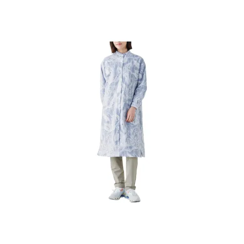 Mizuno Breath Thermo Trench Coat Women's Blue 74