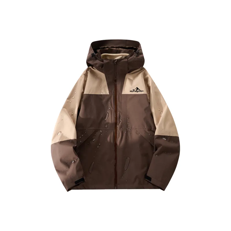 Hurley AW24 Water-Resistant Windproof Warm Water-Repellent Cold-Resistant Rainproof Windbreaker Jacket Unisex-49