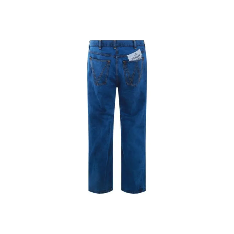 Vivienne Westwood Ranch Acid Wash Denim Jeans-0