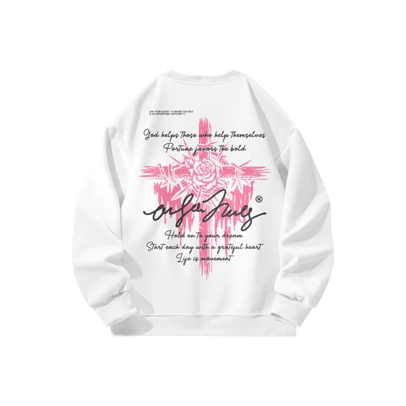 Small Columns Under The Sea Sweatshirt Unisex-4