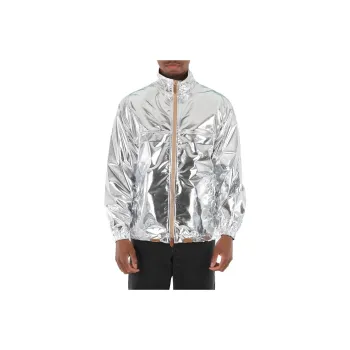 Burberry Jackets Men Silver